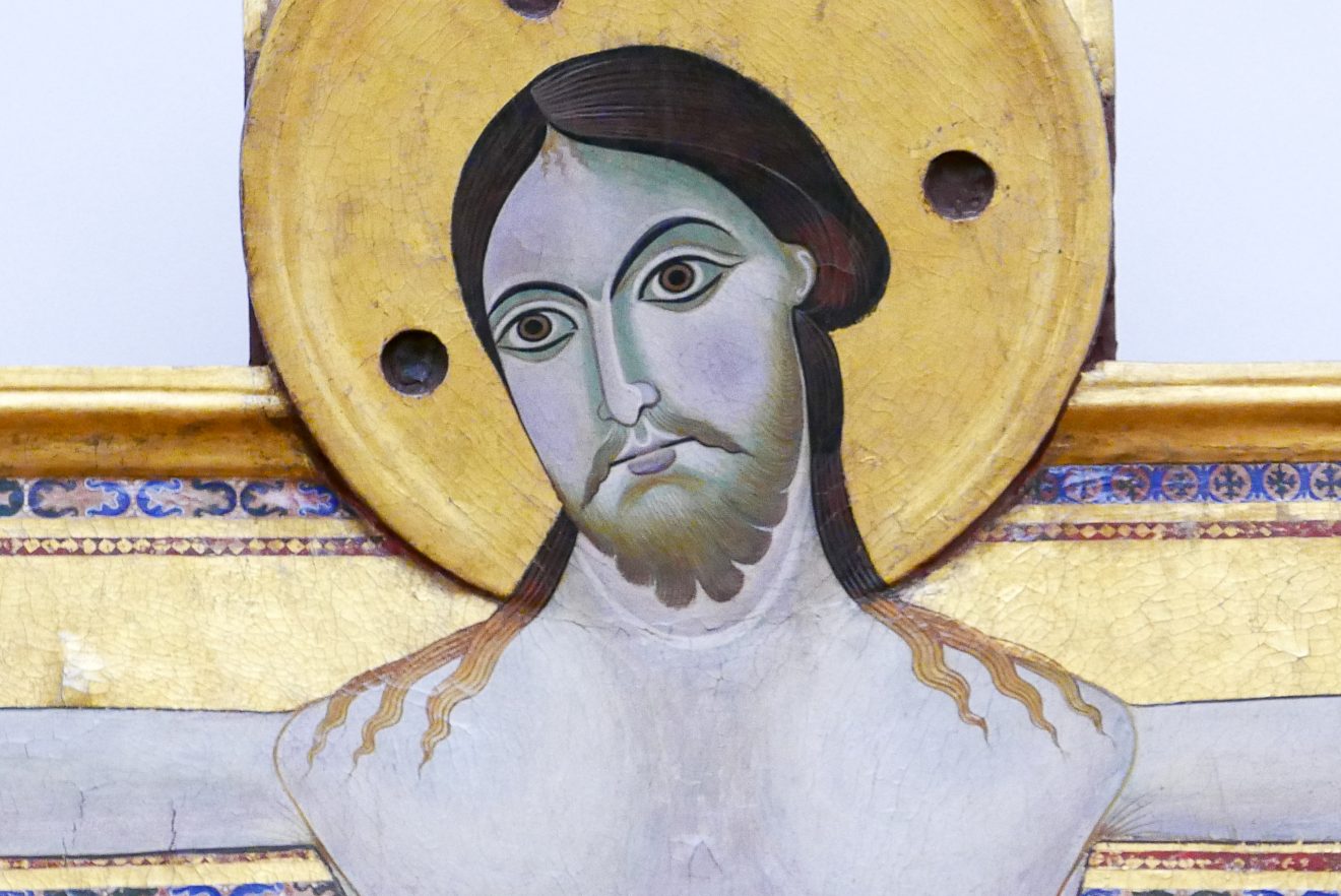 Maître du crucifix-Le Christ en croix-Offices-Florence-1150-1200