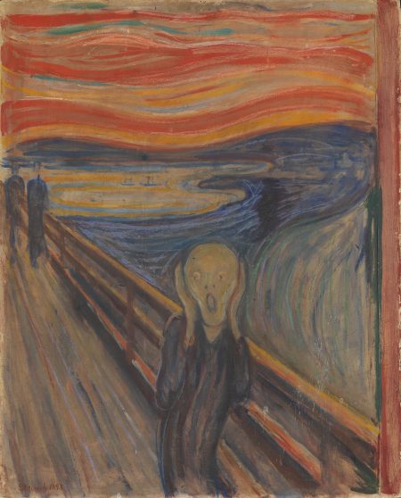 Edward Munch, 1893, The Scream, oil tempera and pastel, National Gallery of Norway