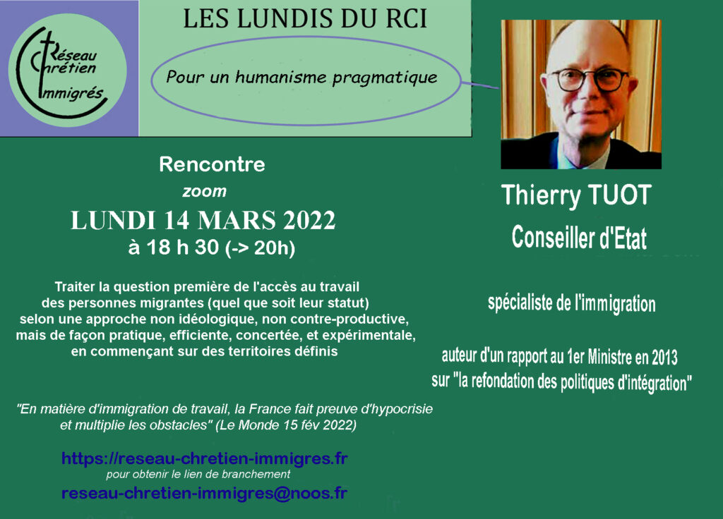 Rencontre zoom avec le Conseiller d'Etat Thierry Tuot