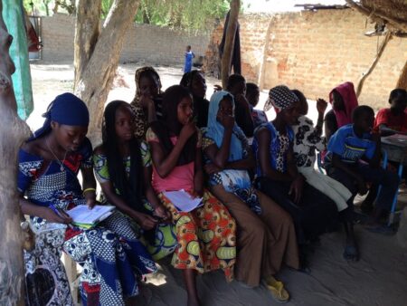 Les filles en cours
