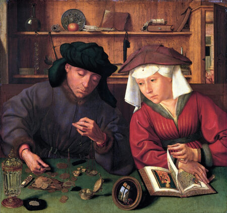 Massysm Quentin — The Moneylender And His Wife — 1514 (wikipedia)