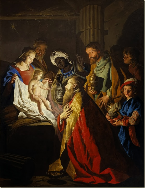 Matthias Stom Stomer Adoration Des Mages 1600