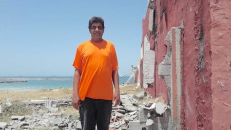 Ziad à Gaza, 24 Mai 2024, Photo ©ziad Medoukh