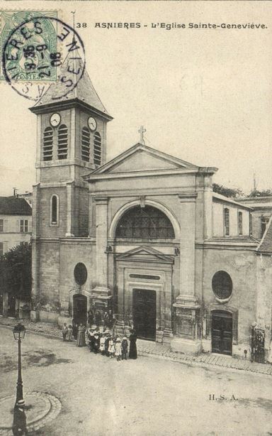 Asnières Sur Seine.Eglise Saint Genevi